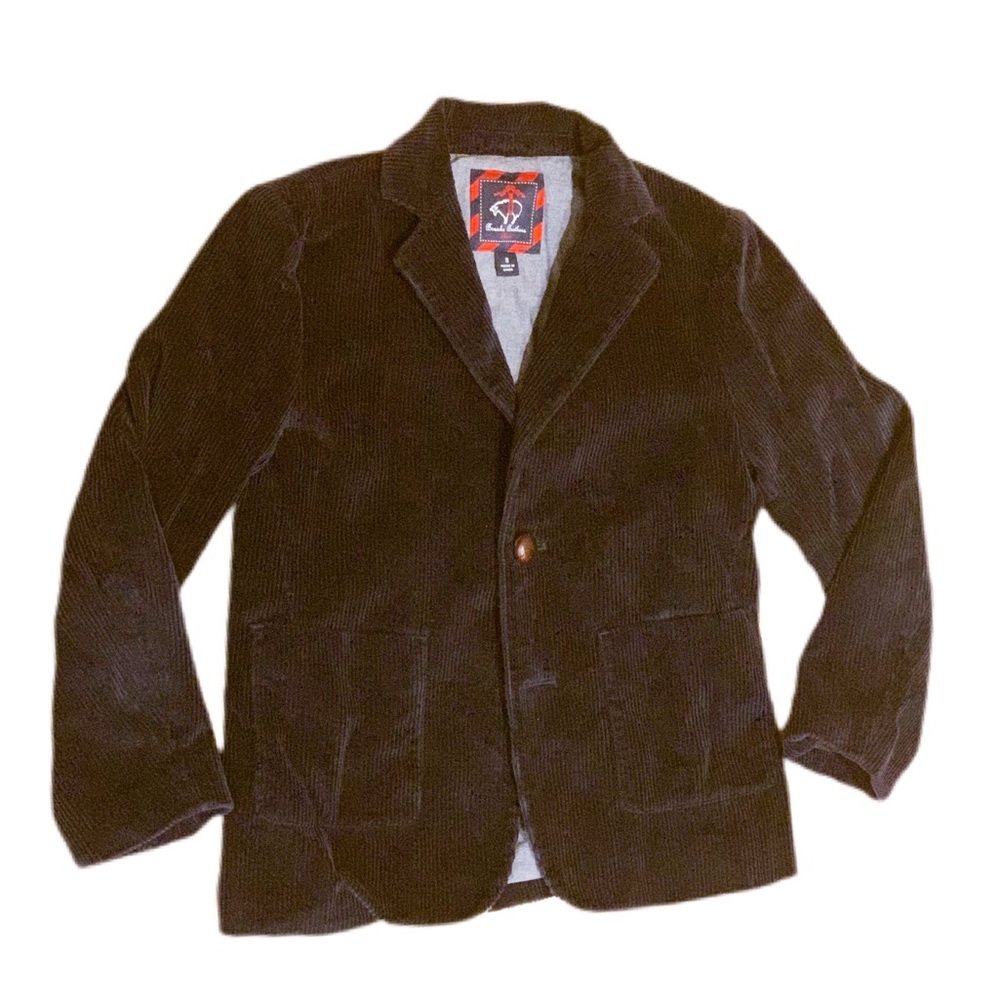 Brooks Brothers red Fleece navy blazer boys small
